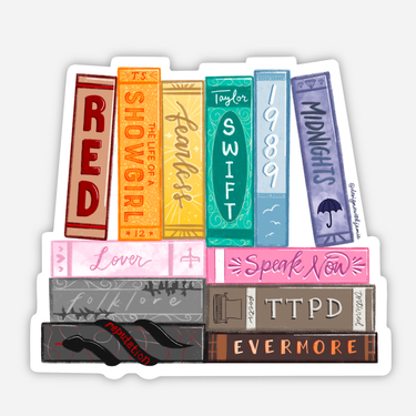 Taylor Swift Eras Book Sticker